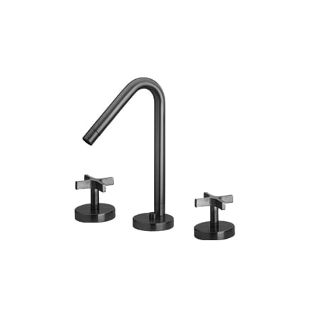 Whitehaus Lavatory Widespread Faucet W/ 45-Degree Swivel Spout And Pop-Up Waste WH832148-BN